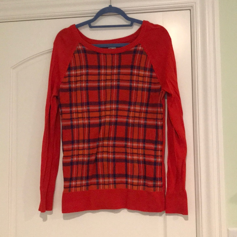 Cozy orange sweater